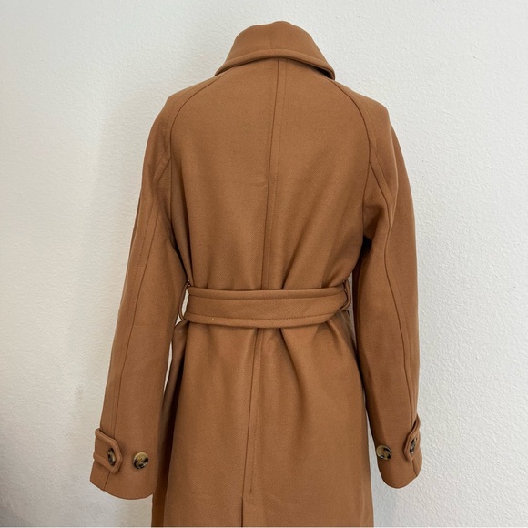 Mango MNG woolen coat with belt bloggers influencer favorite - Picture 12 of 16